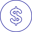 Icon of dollar symbol